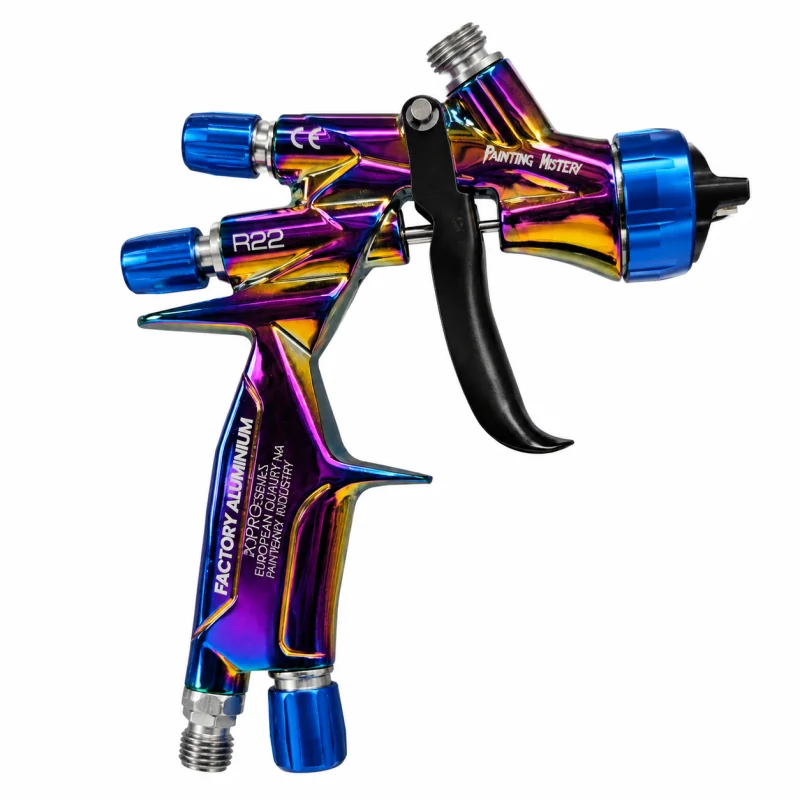 Pistola de pintura Norber Alonso Foxy R22 Camaleón híbrida, acabado tornasol